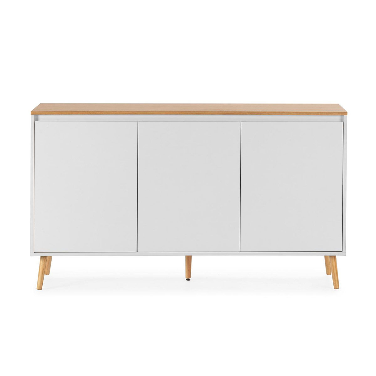 VS VENTA-STOCK Buffet Desi 3 portes couleur Blanc