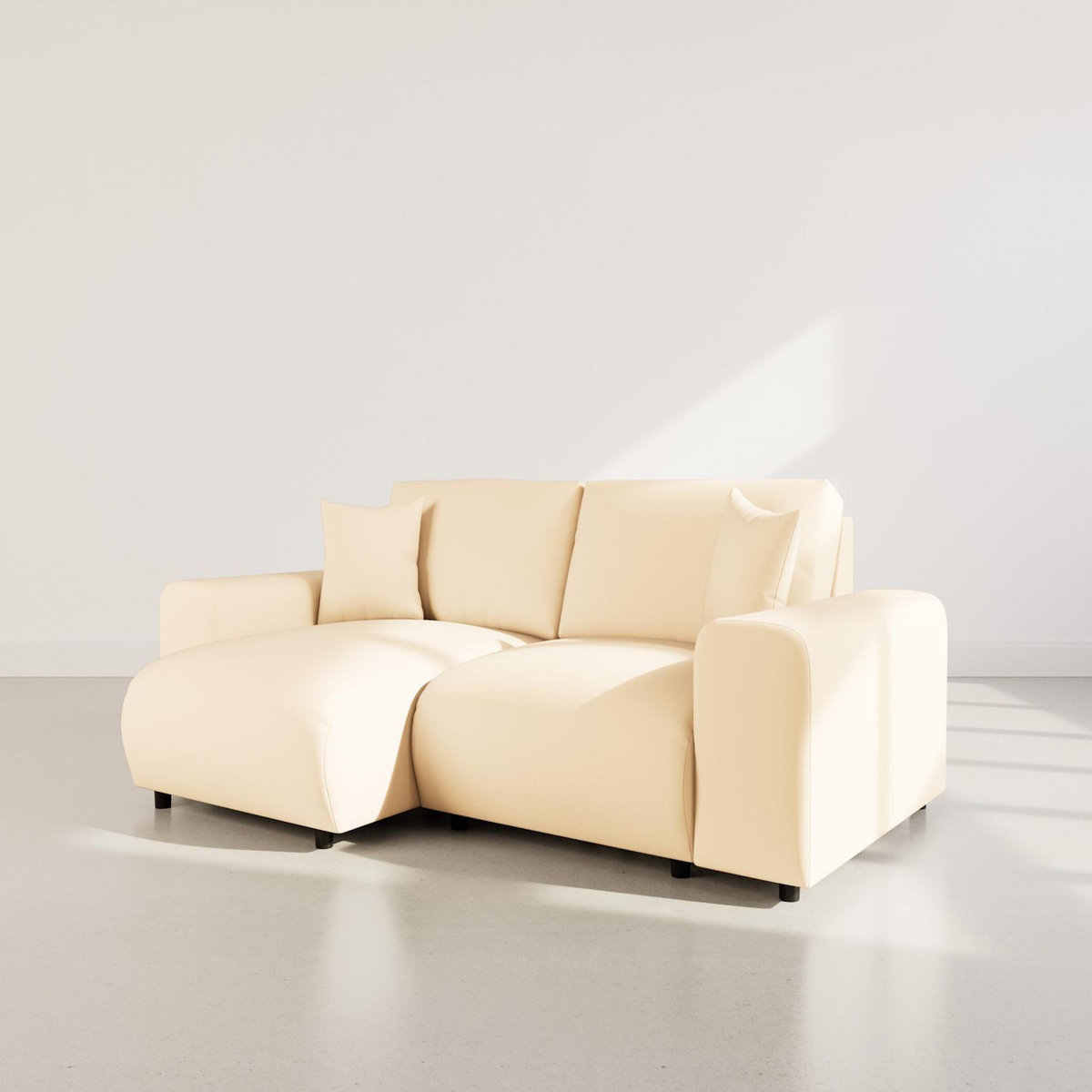 LISA DESIGN Garance - canapé d'angle réversible 4 places en simili