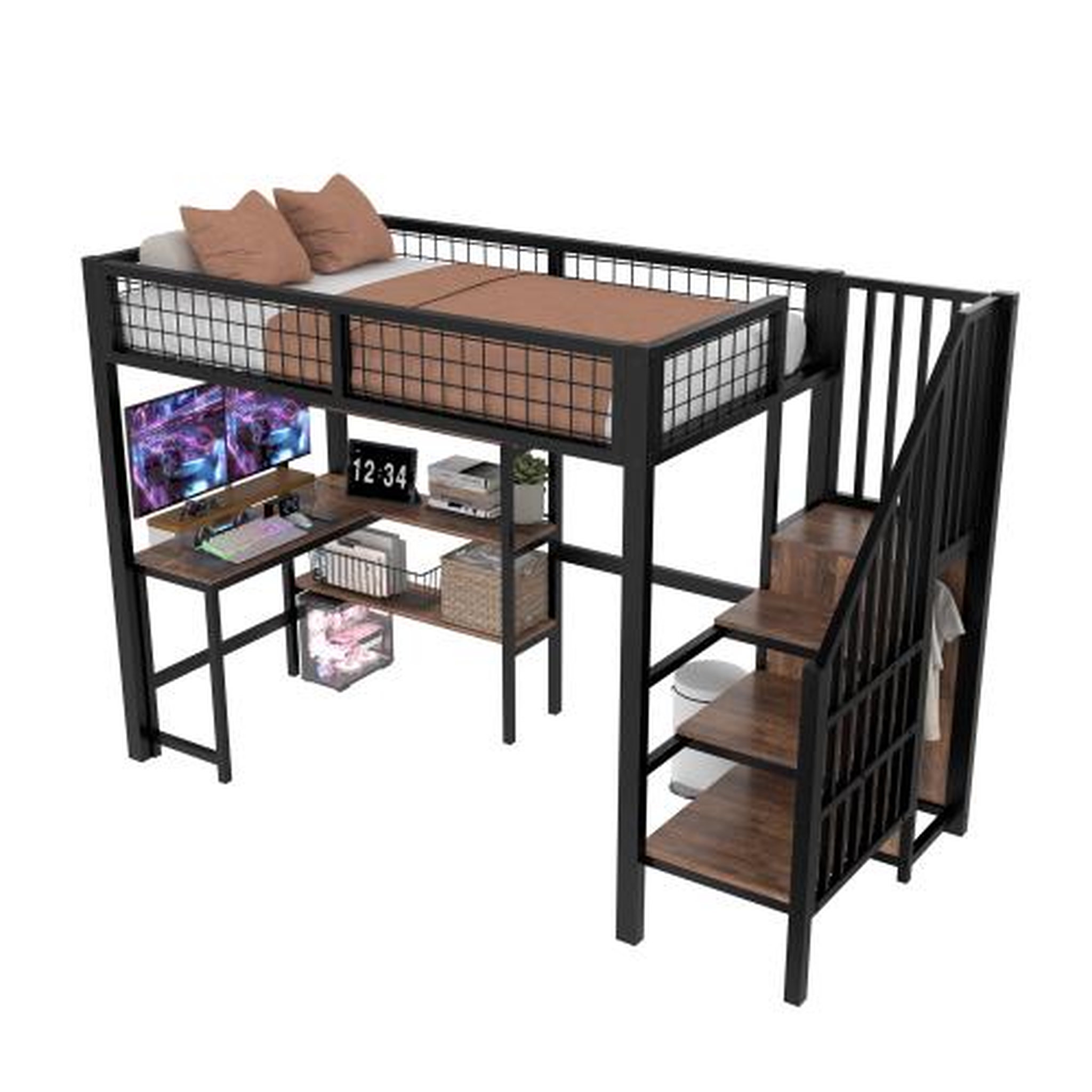 Voir la diapositive 1 : MERAX Lit mezzanine