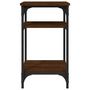 Voir la diapositive 5 : VIDAXL Table d'appoint Chene marron 35x30x60 cm Bois d'ingenierie