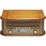 Denver Electronics Platine vinyle Denver MRD-51 Système de musique rétro avec tourne-disque, DAB, cassette