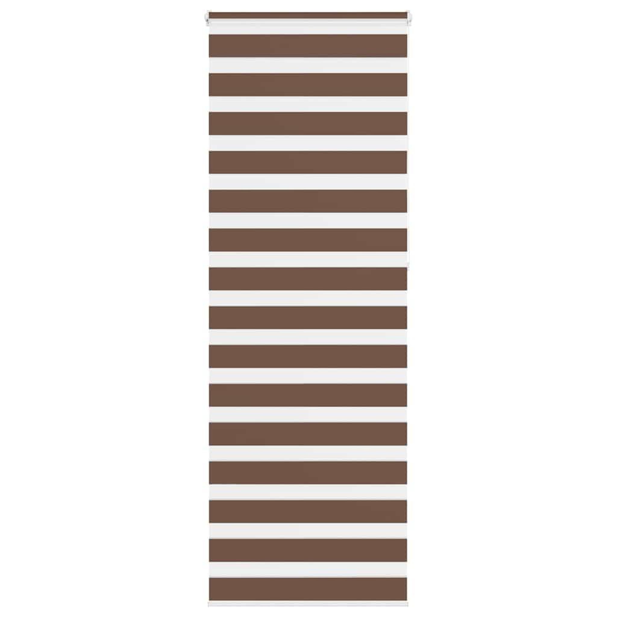 VIDAXL Store zebre marron 85x230 cm largeur du tissu 80,9 cm polyester