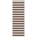 VIDAXL Store zebre marron 85x230 cm largeur du tissu 80,9 cm polyester