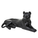 ATMOSPHERA Statuette Déco  Léopard Couché  80cm Noir