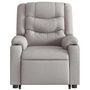 Voir la diapositive 5 : VIDAXL Fauteuil inclinable de massage electrique gris nuage tissu