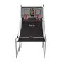 Voir la diapositive 5 : HOMCOM Panier de Basket pliable jeu de Basketball Arcade Double Shootout double panier compteur électronique 4 ballons et pompe acier noir et blanc