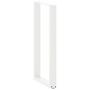 Voir la diapositive 4 : VIDAXL Pieds de table basse forme de U 2pcs blanc 40x(100-101)cm acier