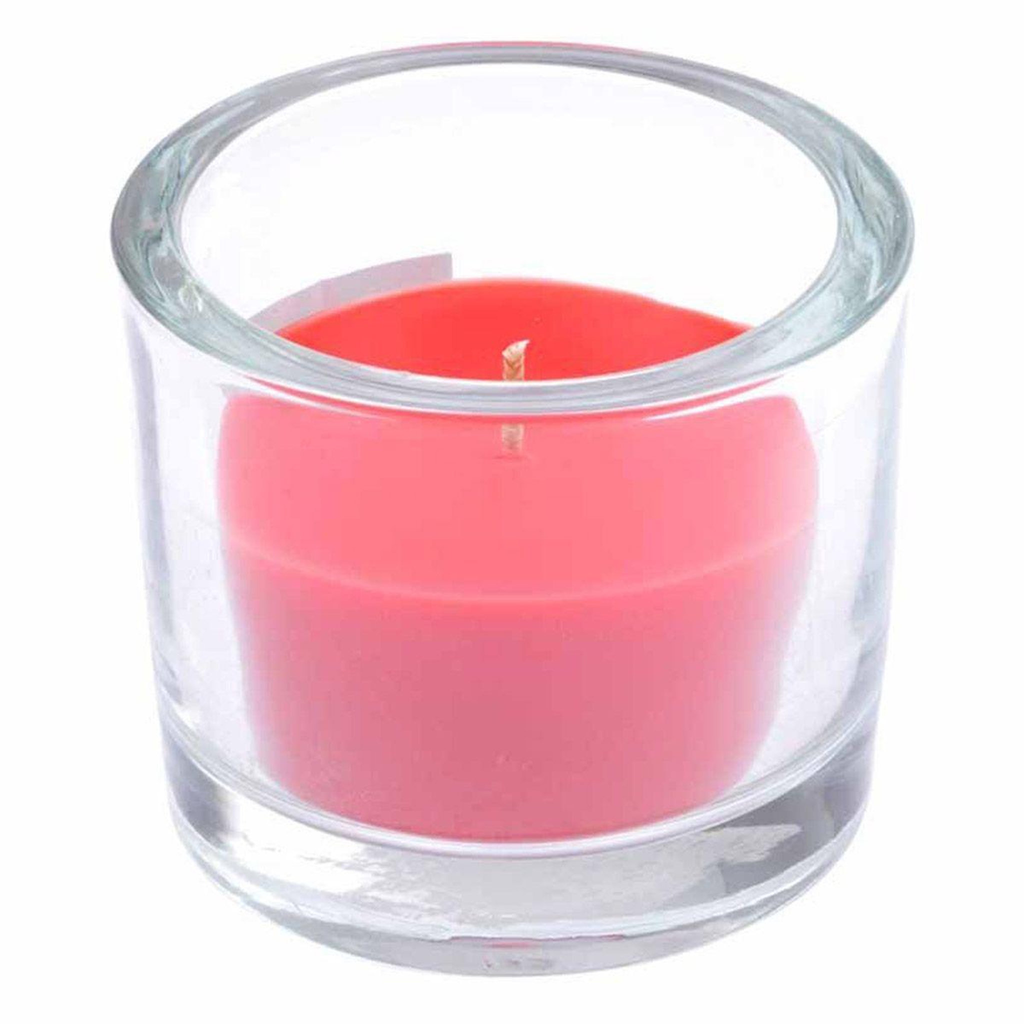 HOMEA Bougie verrine parfumée  essentiel  9cm fraise