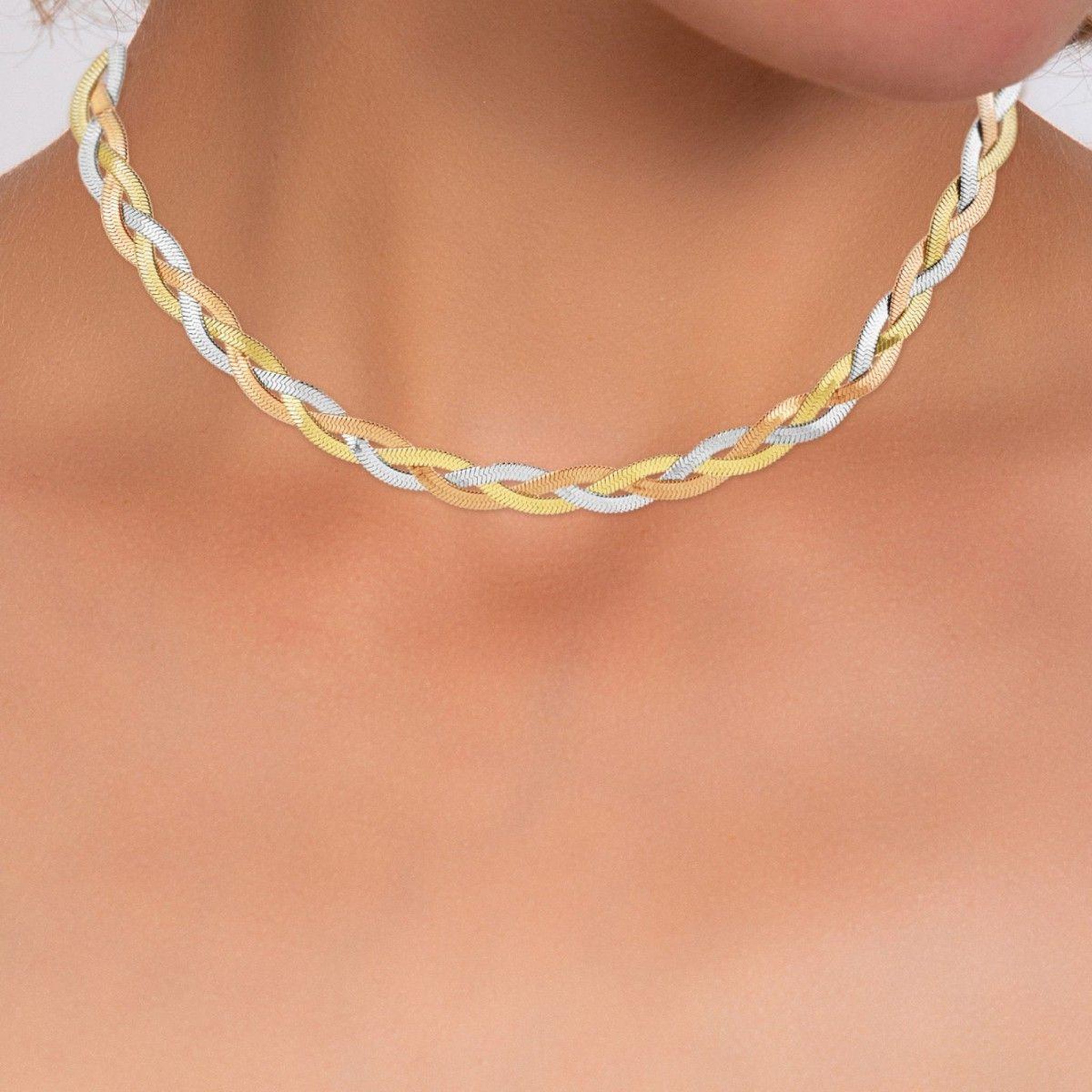 Voir la diapositive 2 : SC BOHEME Collier SC Bohème en acier inoxydable
