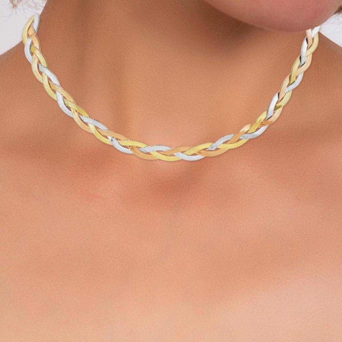 SC BOHEME Collier SC Bohème en acier inoxydable