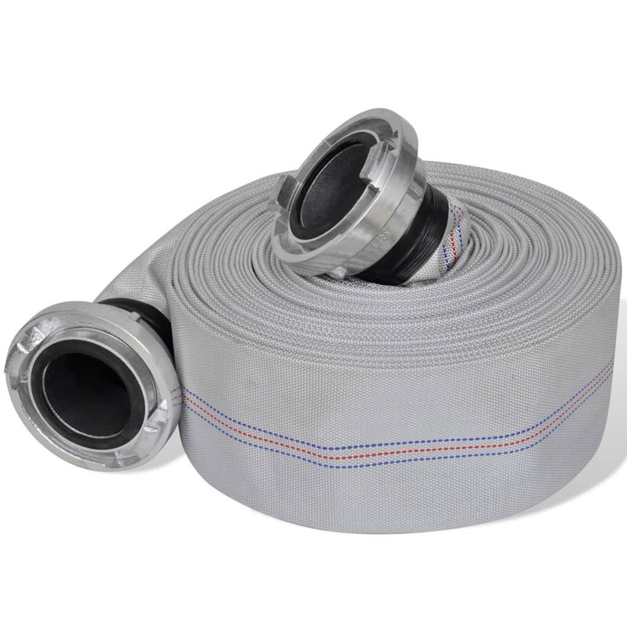 Voir la diapositive 1 : VIDAXL Tuyau d'incendie 30 m 3 pouces avec raccords B-Storz