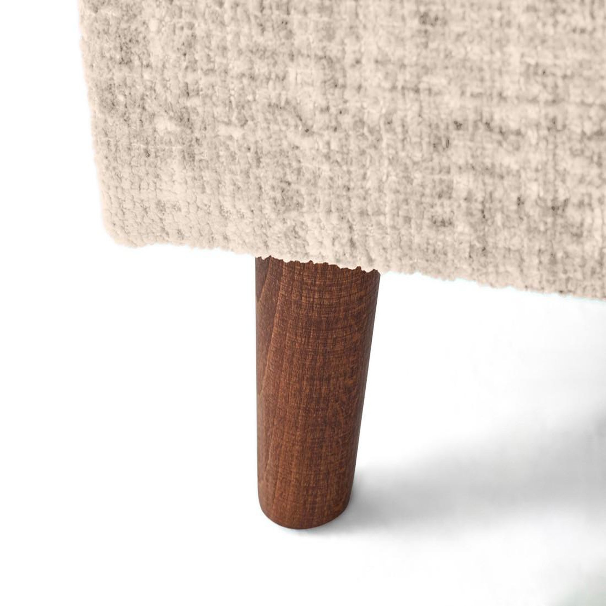 Voir la diapositive 3 : LISA DESIGN Rune - canapé d'angle droit 4 places en velours texturé