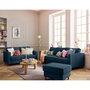 Voir la diapositive 2 : LISA DESIGN Jake - pouf en velours côtelé - pieds bois foncé