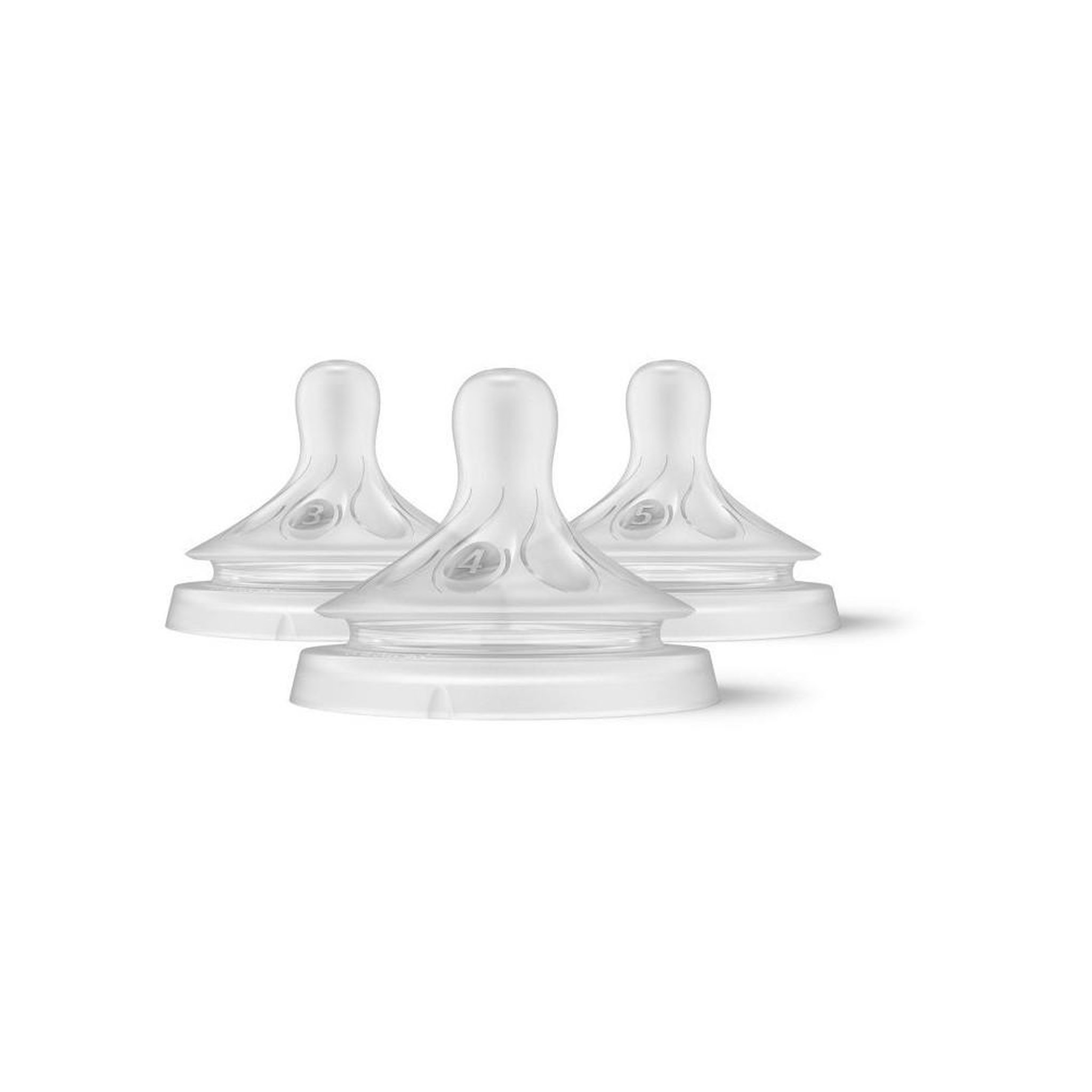 Voir la diapositive 2 : Philips Avent Lot de 3 tétines natural response silicone débits 3 4 5 pour biberon