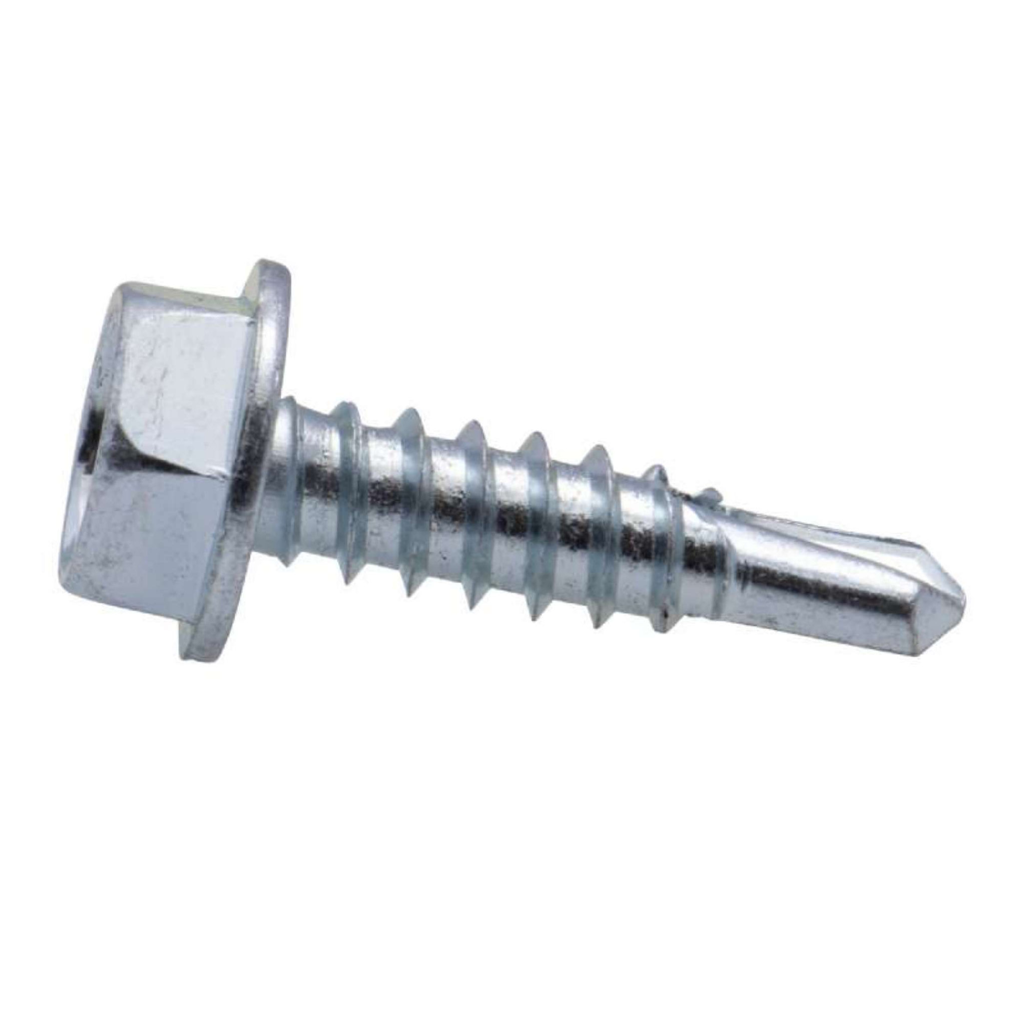 Voir la diapositive 1 :  Vis autoperceuse tête hexagonale zinguée Vissal 4,2 x 16 mm  lot de 25 vis