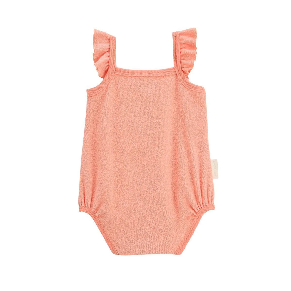 Petit Béguin Lot de 2 bodies bébé à bretelles en éponge Honfleur