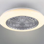 Voir la diapositive 6 : Trio Lighting Ventilateur Plafond Lumière LED 30W Ø50cm - Éclairage Dimmable, Télécommande Effet Ciel Etoilé - Trio Lighting