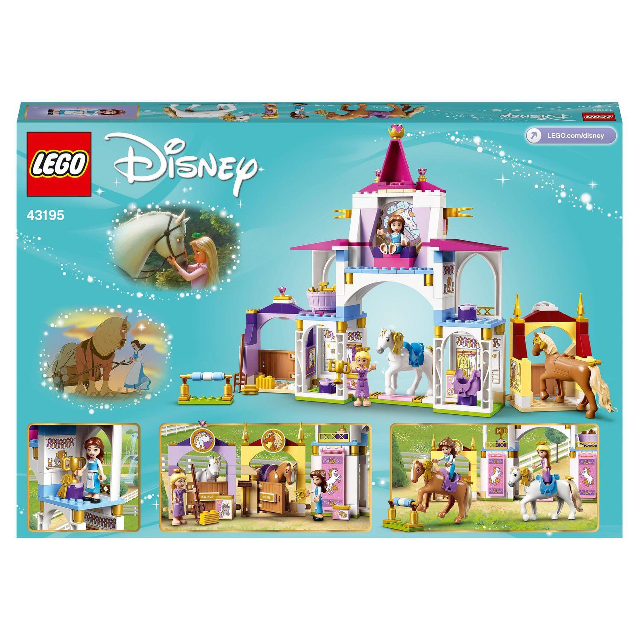 Voir la diapositive 8 : LEGO Disney 43195 Les Écuries Royales de Belle et Raiponce, Jouet de construction