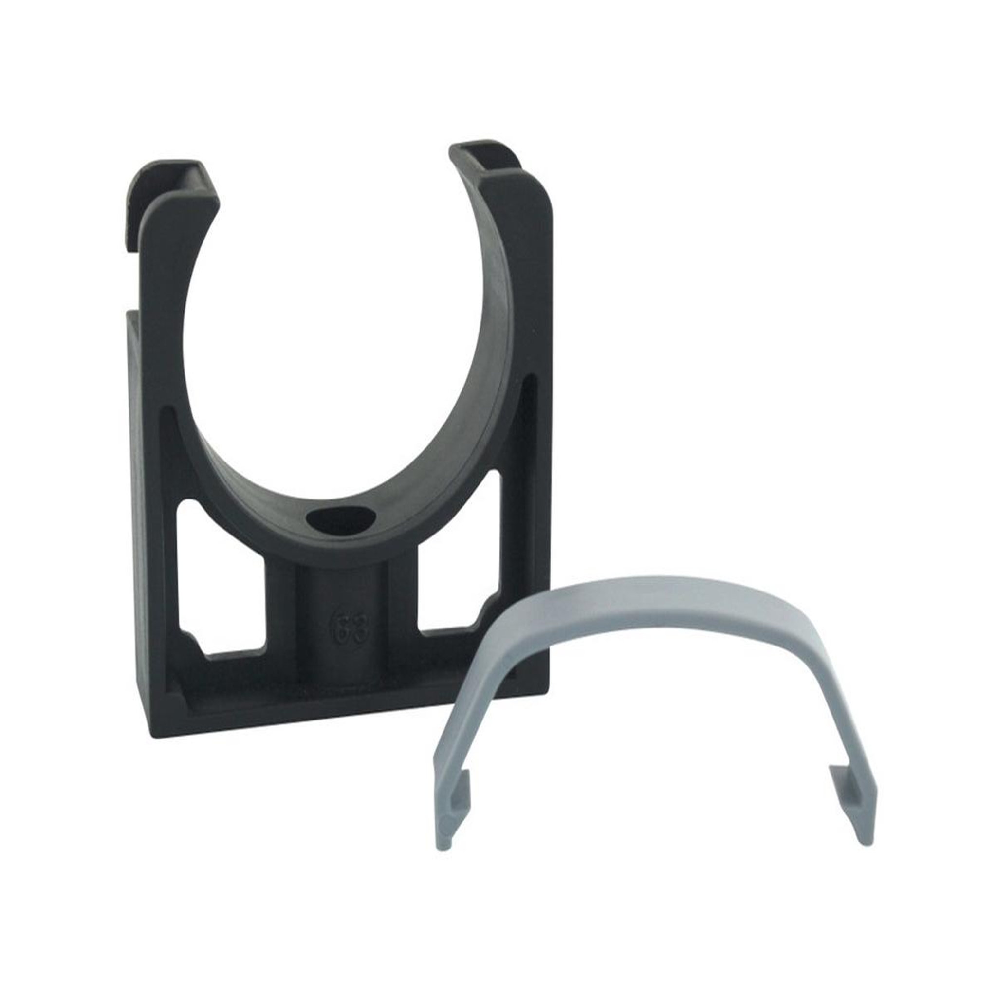 Voir la diapositive 2 : JARDIDECO Collier de fixation pour tubes avec attache Ø 63 mm - Fitt