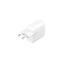 Voir la diapositive 2 : Belkin Chargeur 2x USB-C 30W Blanc