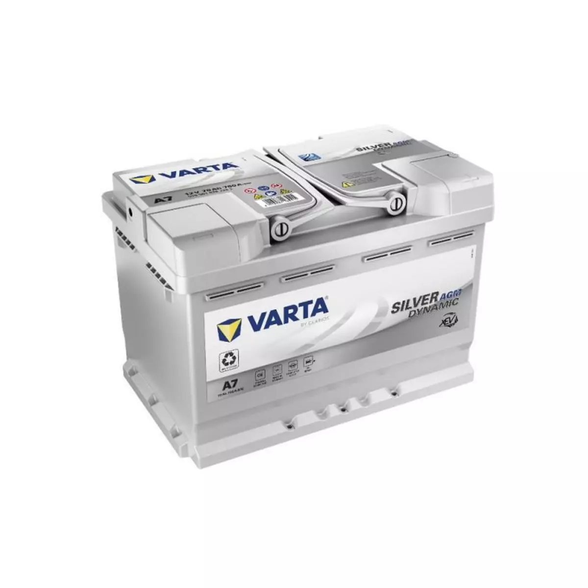 Varta Batterie Varta START-STOP AGM A7 12V 70ah 760A 570 901 076 L3D