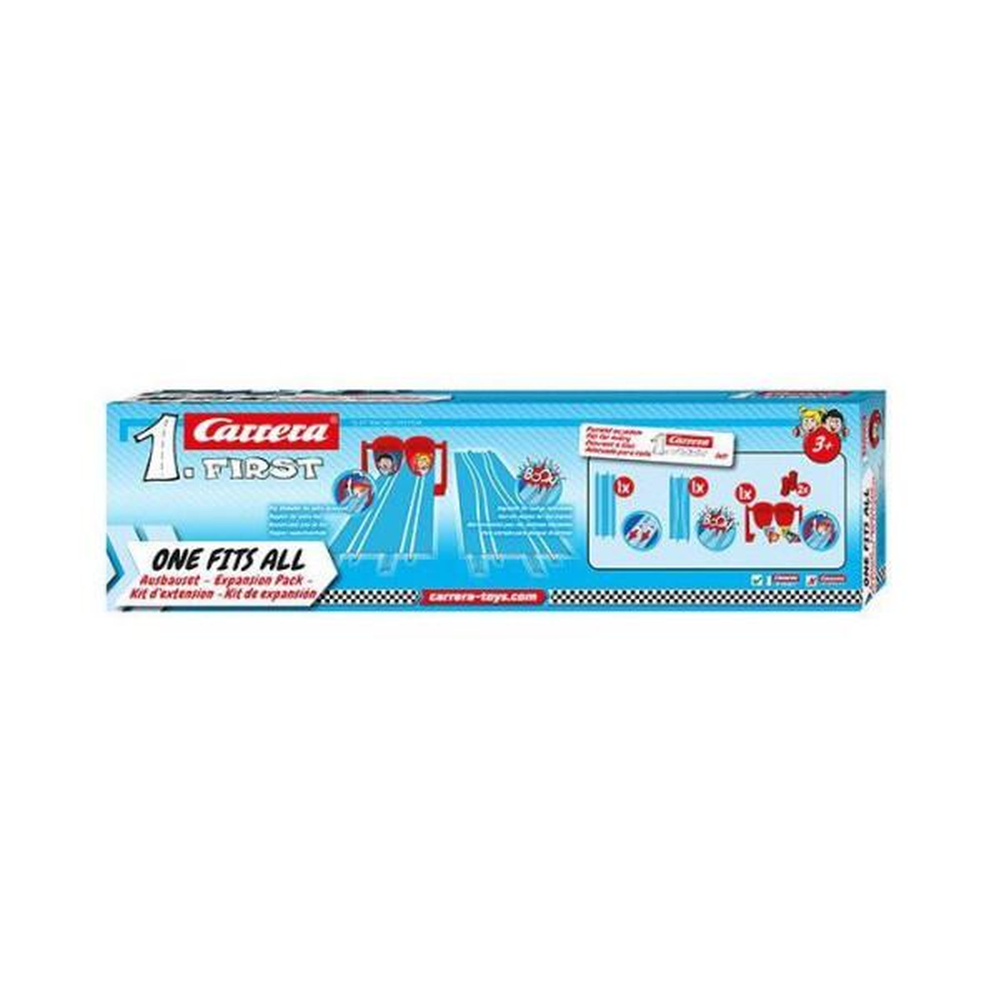 Voir la diapositive 2 : Carrera Accessoires de circuits - CARRERA First - Pack d'extension one fits all - Des 3 ans