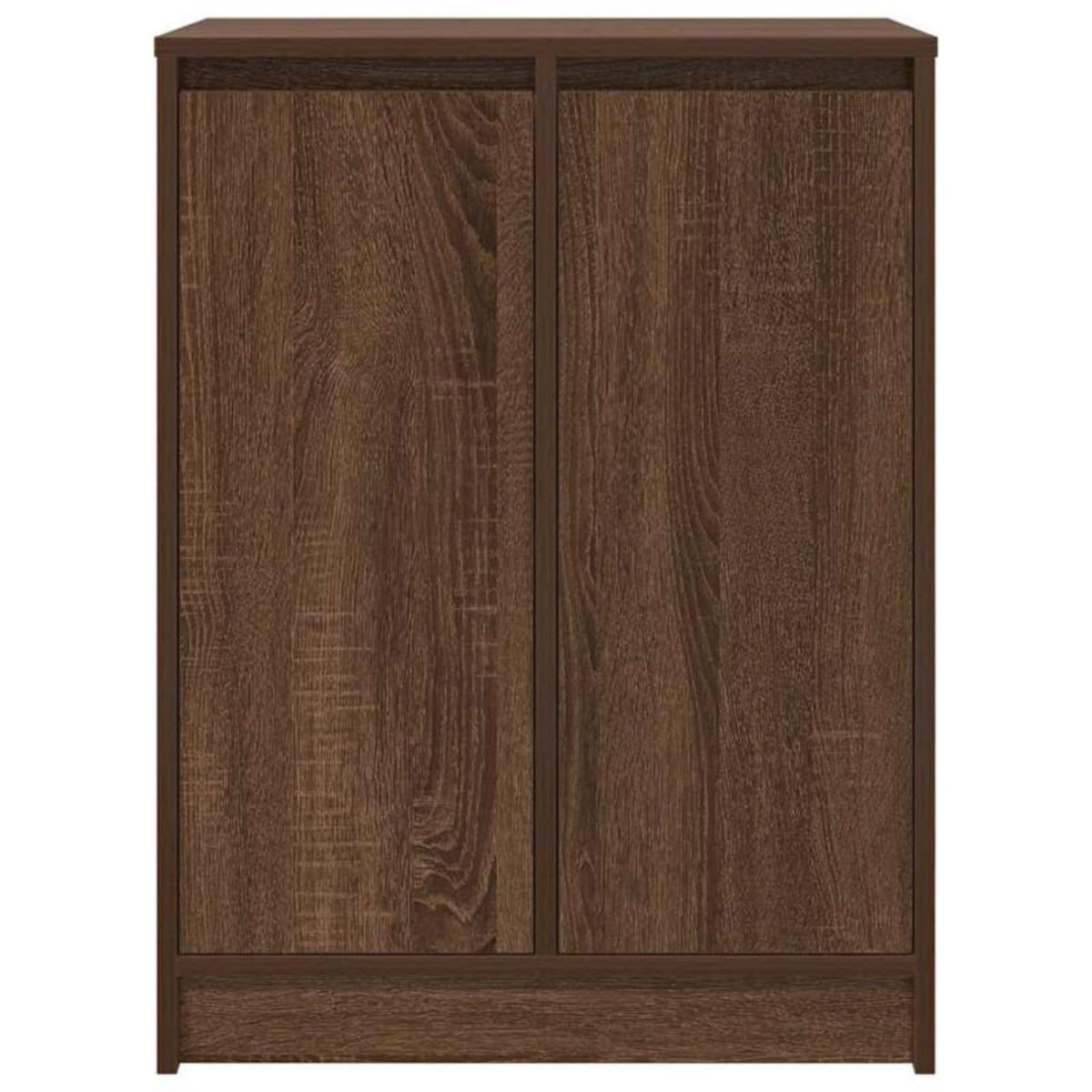 VIDAXL Armoire à chaussures chêne marron 57x34x76 cm bois d ingénierie