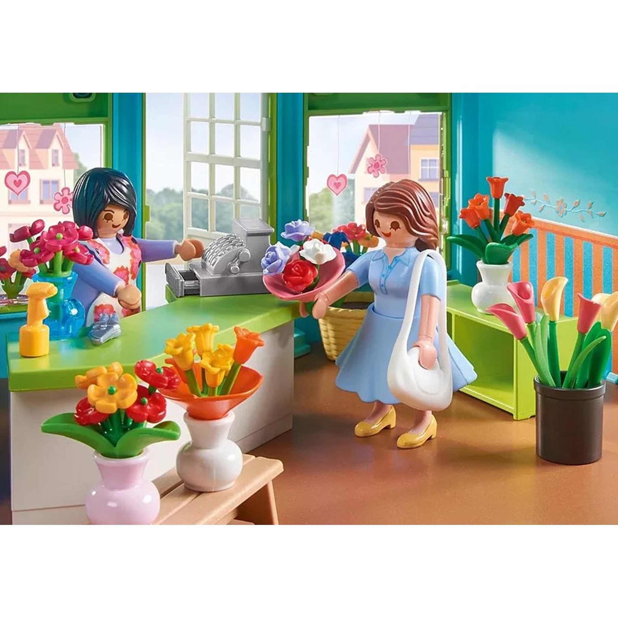 Voir la diapositive 4 : PLAYMOBIL Boutique de fleuriste et salon de thé