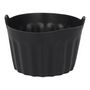 Voir la diapositive 2 : Paris Prix Lot de 3 Moules de Cuisson Rond  Friteuse à Air  8cm Noir