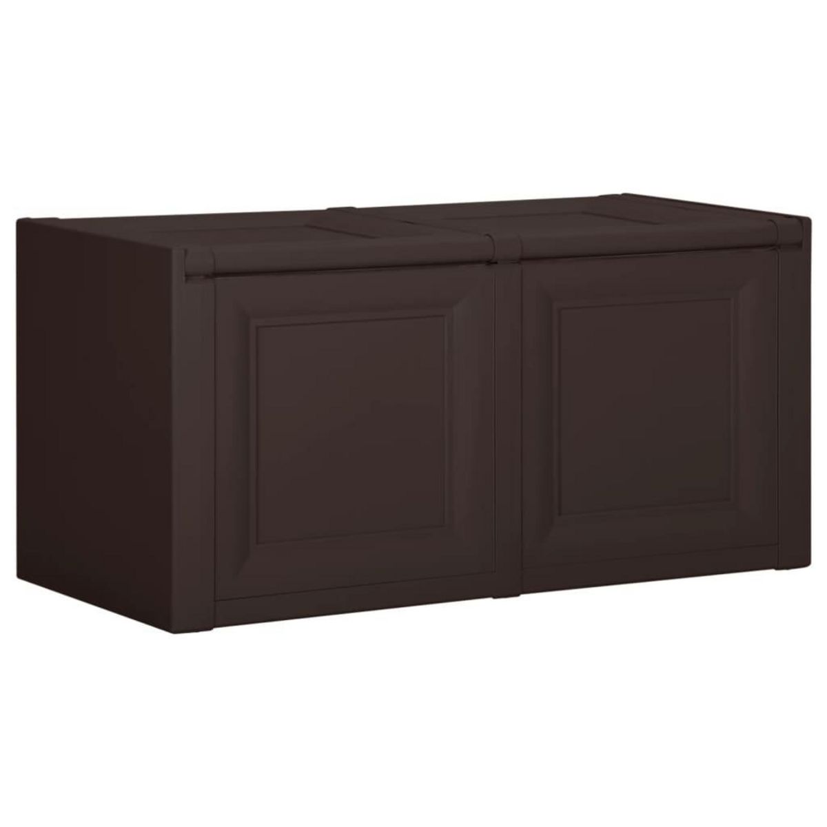 VIDAXL Boîte a coussins Marron 86x40x42 cm 85 L
