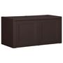 Voir la diapositive 4 : VIDAXL Boîte a coussins Marron 86x40x42 cm 85 L
