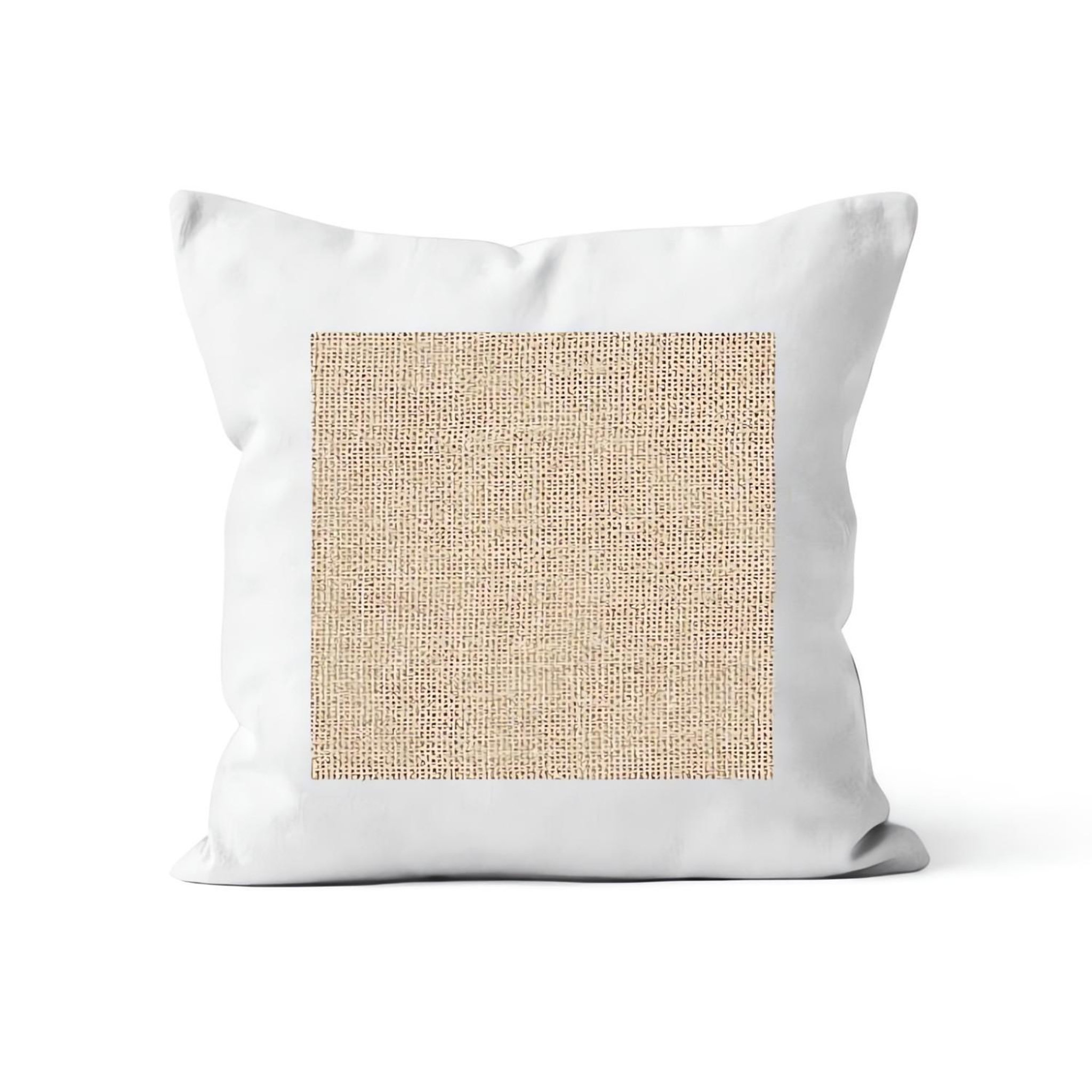 SOLEIL D'OCRE Coussin en coton lavé 40x40 cm jute, par soleil d'ocre