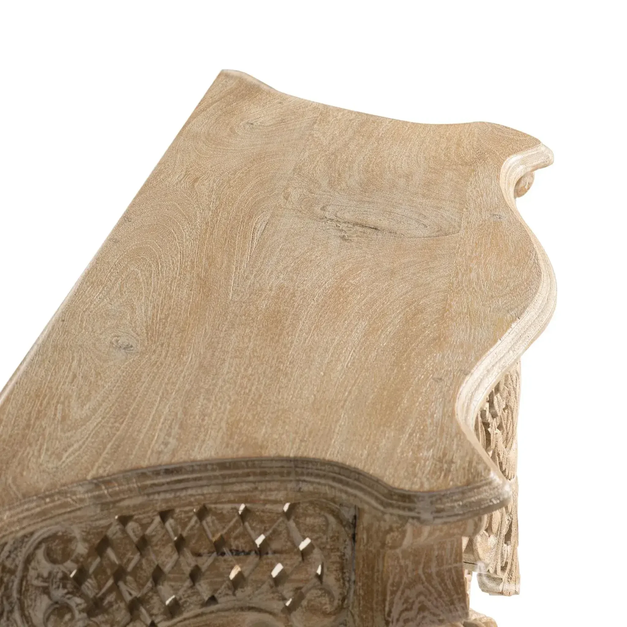 Voir la diapositive 4 : GINER Y COLOMER SL Console en bois de manguier 120 cm style rustique classique