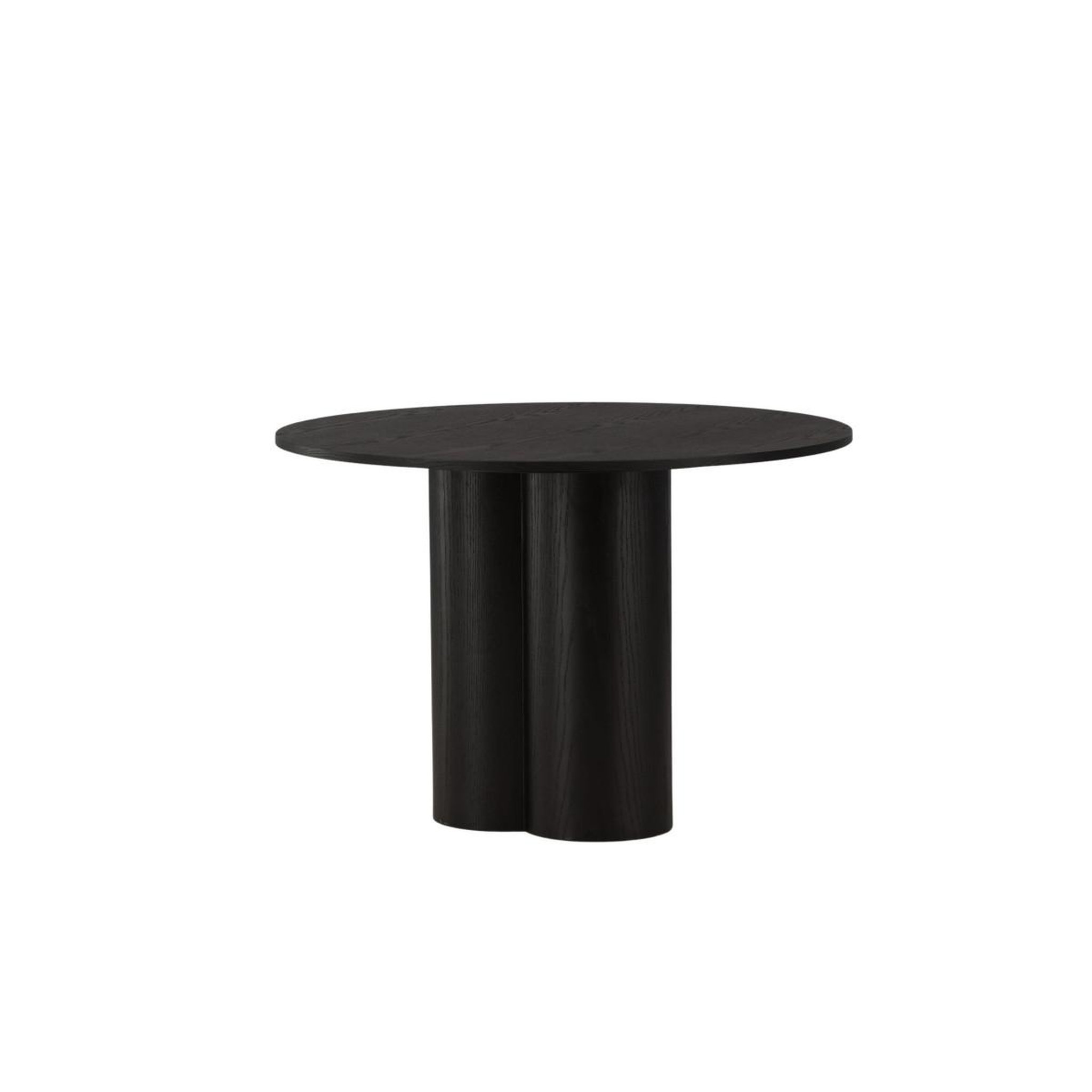 Voir la diapositive 2 : Paris Prix Table à manger ronde  olivia  110cm noir