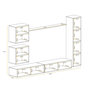 Voir la diapositive 4 : Paris Prix Meuble TV Mural Design  Switch VIII  280cm Gris