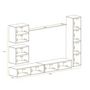 Voir la diapositive 4 : Paris Prix Meuble TV Mural Design  Switch VIII  280cm Gris