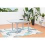 Voir la diapositive 6 : CONCEPT USINE Table de jardin extensible 8 places et 4 chaises MOLVINA