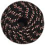 Voir la diapositive 3 : VIDAXL Corde de bateau Noir 12 mm 25 m Polypropylene