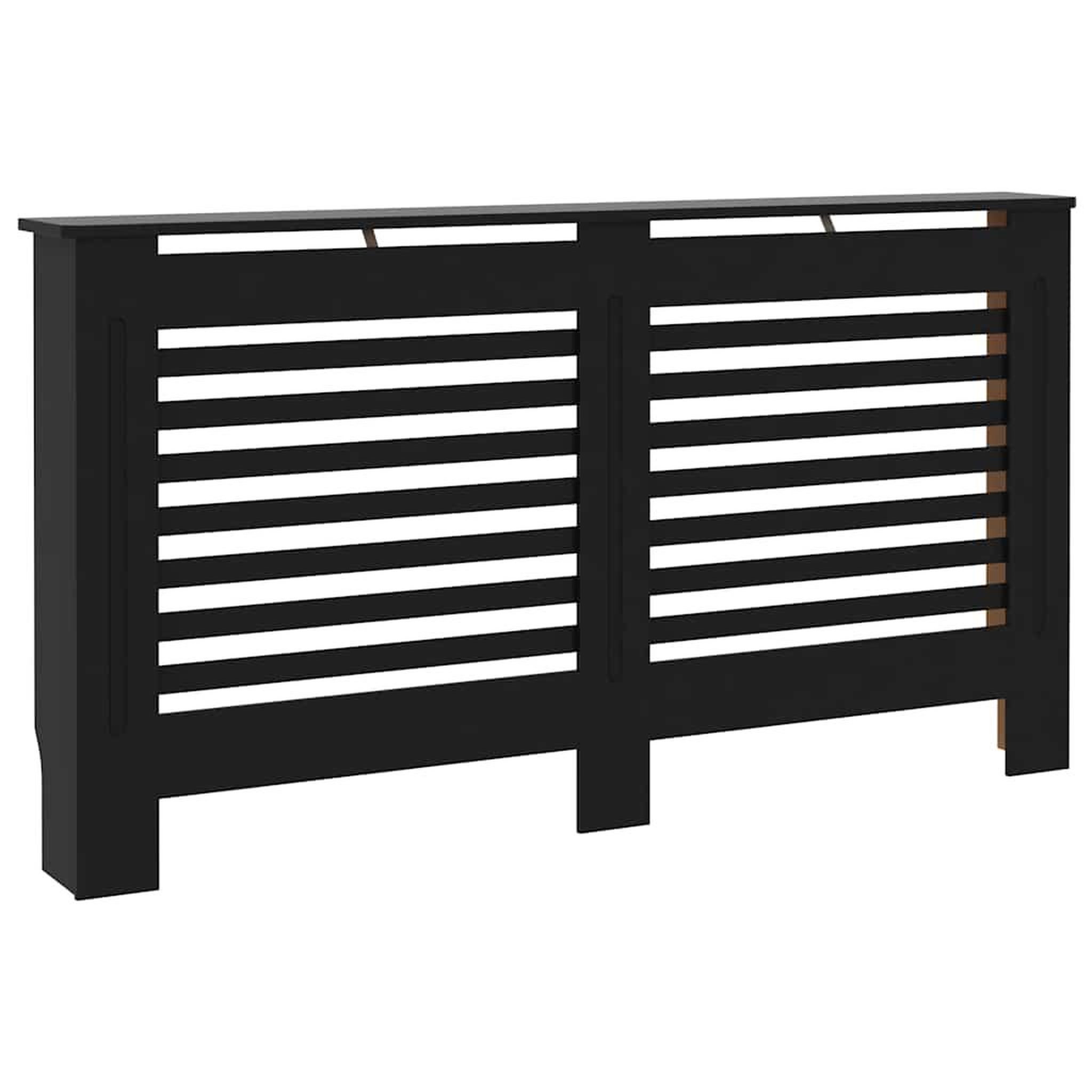 Voir la diapositive 2 : VIDAXL Cache-radiateur noir 152x19x81,5 cm MDF