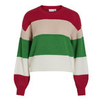 Vila Pull Rose/Vert Femme Vila Love. Coloris disponibles : Vert