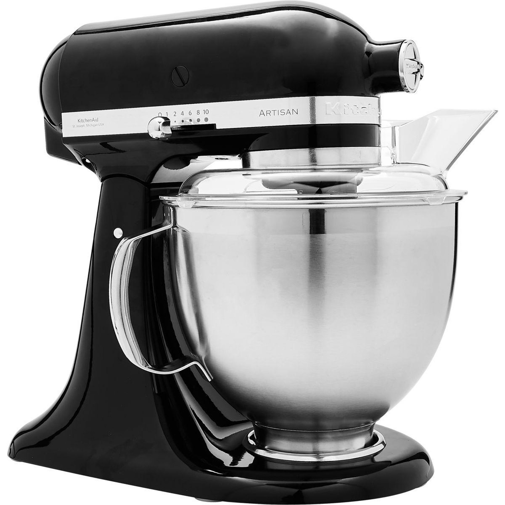 Voir la diapositive 3 : KitchenAid Robot pâtissier 5KSM185PSEOB Artisan Noir