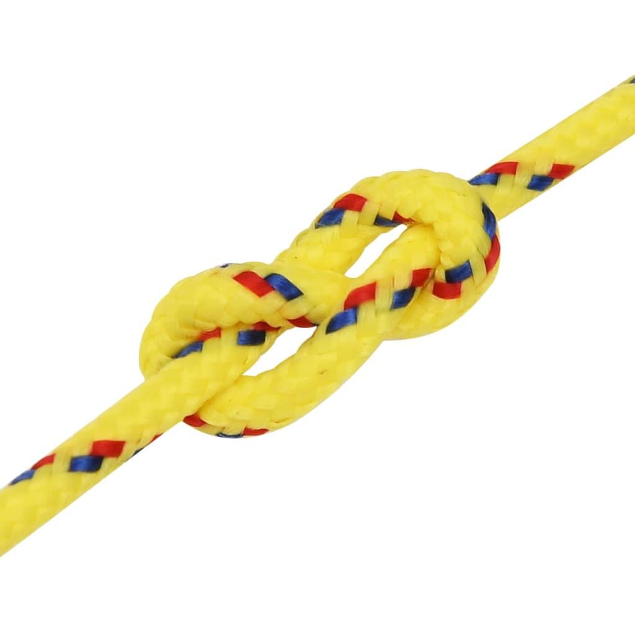 Voir la diapositive 5 : VIDAXL Corde de bateau Jaune 2 mm 50 m Polypropylene