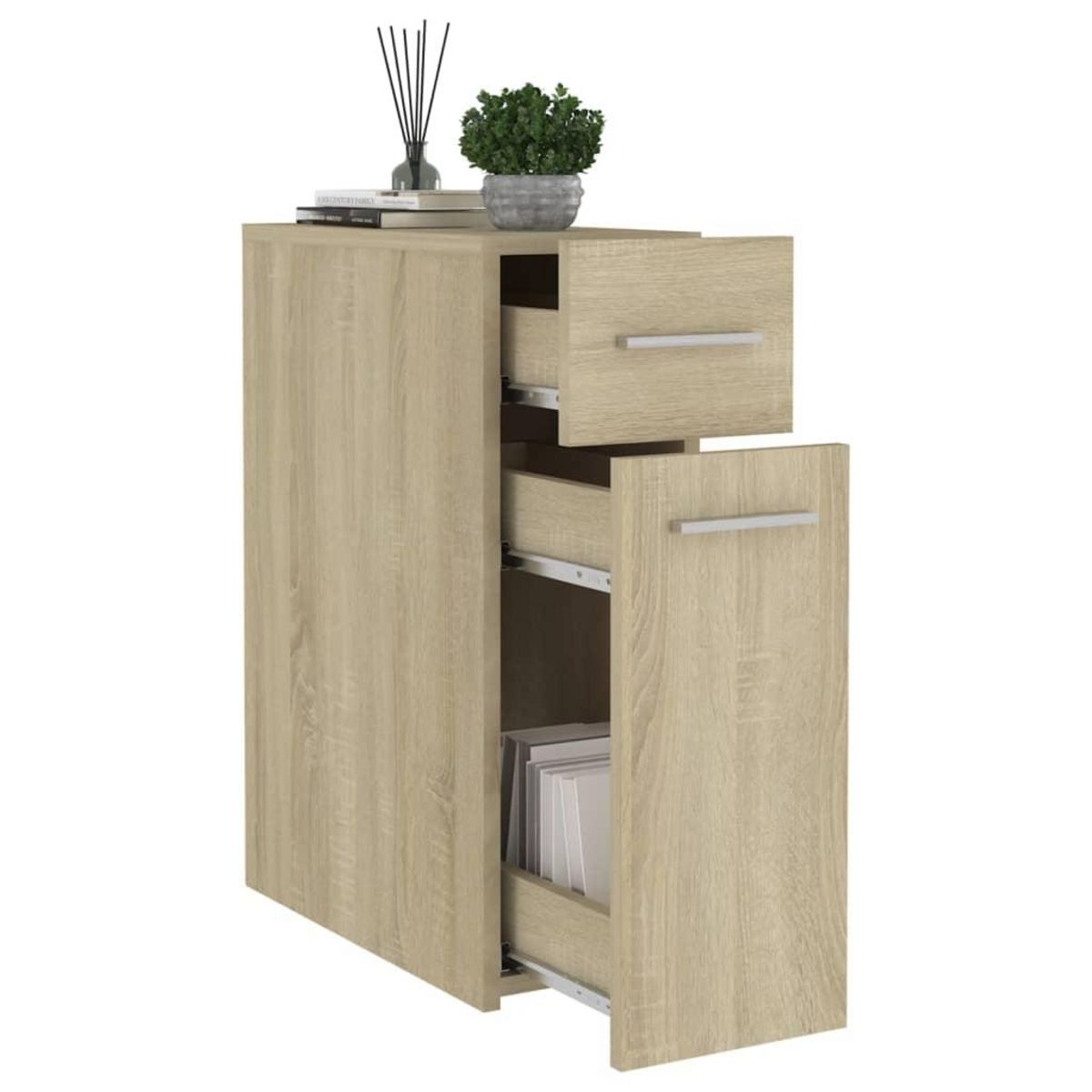 VIDAXL Armoire d'apothicaire Chene sonoma Bois d'ingenierie