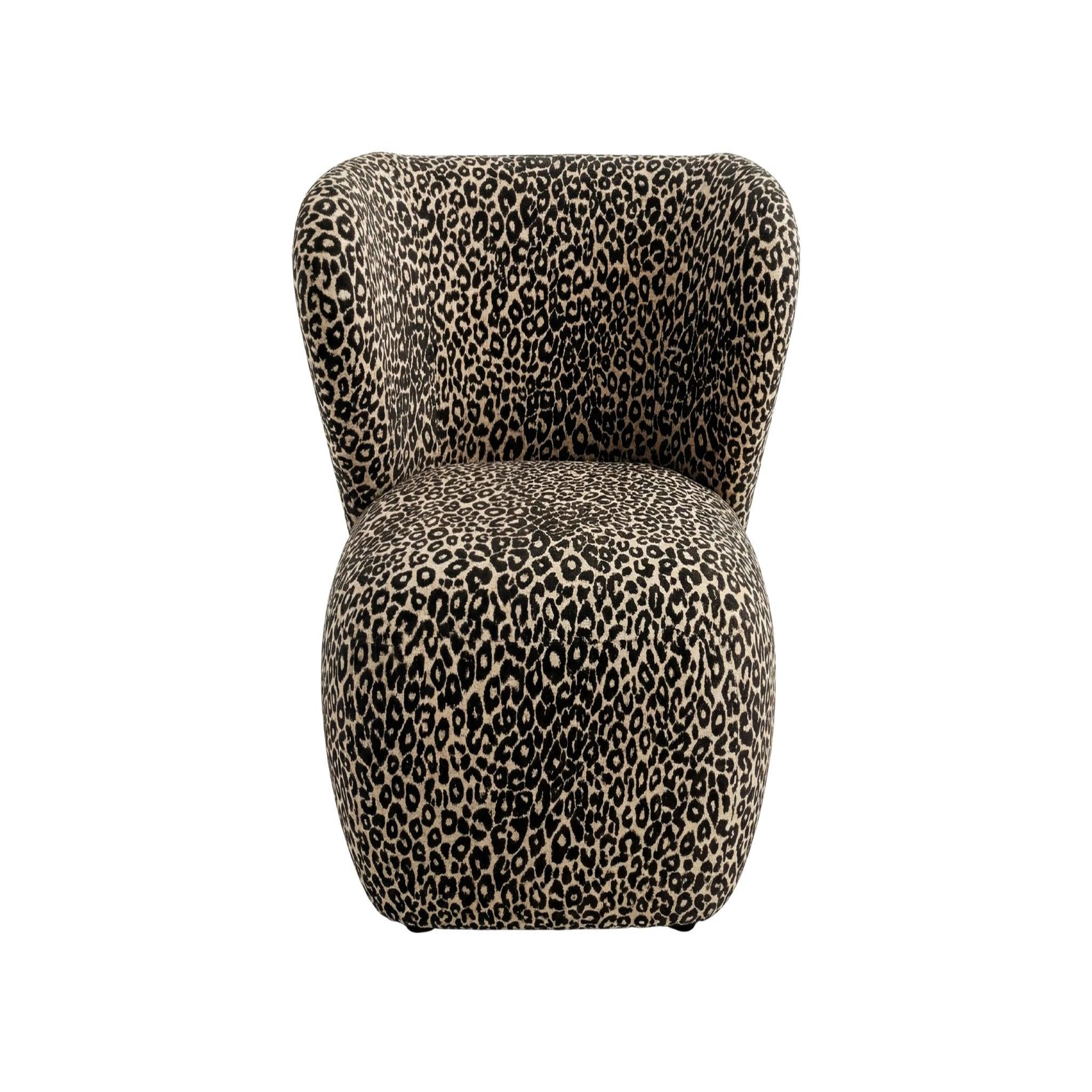 Voir la diapositive 1 : CASANOVA PARIS Capri - fauteuil tissu imprimé animalier