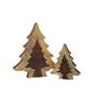 Voir la diapositive 2 : Paris Prix Sapin de Noël à Poser  Puzzle  30cm Marron & Naturel