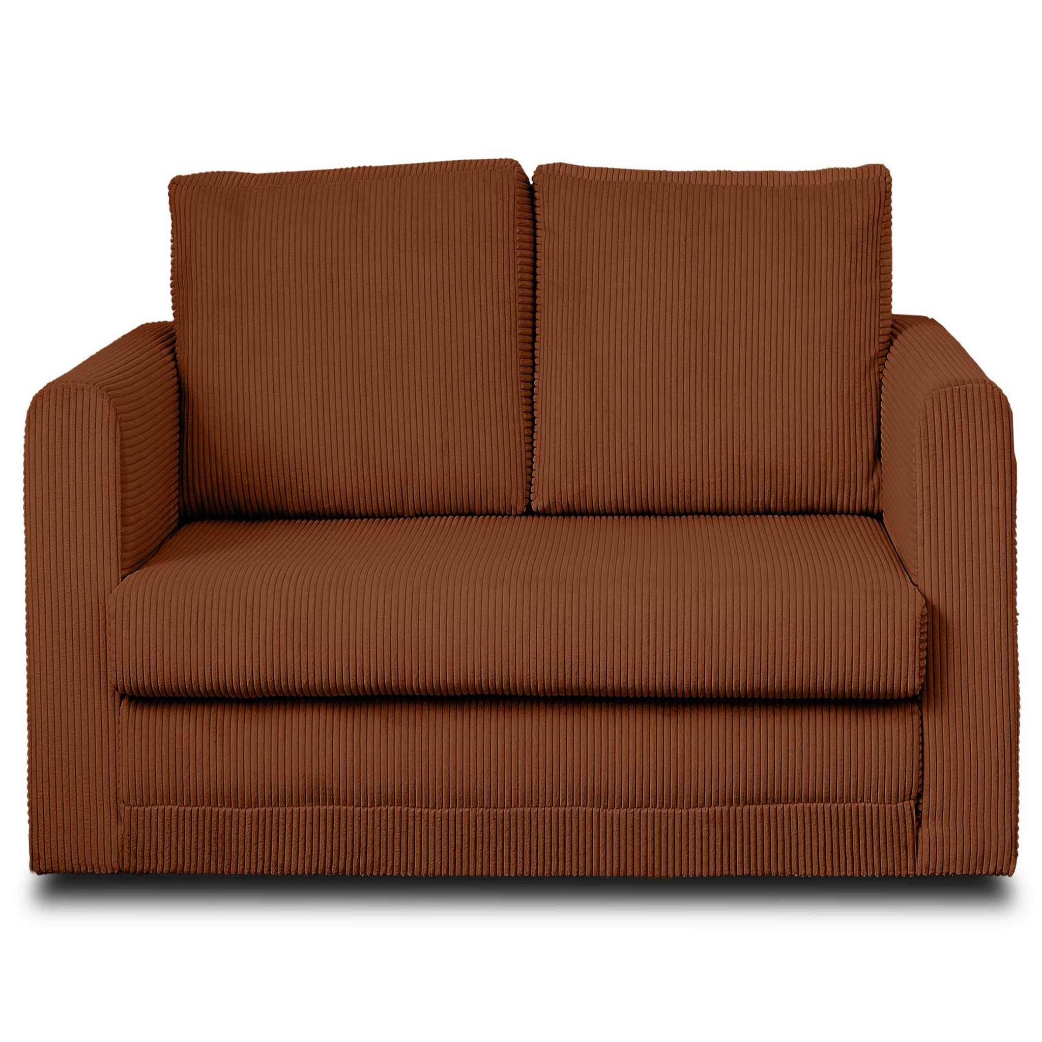 Voir la diapositive 1 : BEST MOBILIER Marilia - canapé 2 places - convertible déplimousse - en velours côtelé
