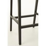 Voir la diapositive 6 : Paris Prix Tabouret de Bar Design  Sungkai  100cm Noir