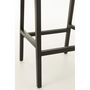 Voir la diapositive 6 : Paris Prix Tabouret de Bar Design  Sungkai  100cm Noir