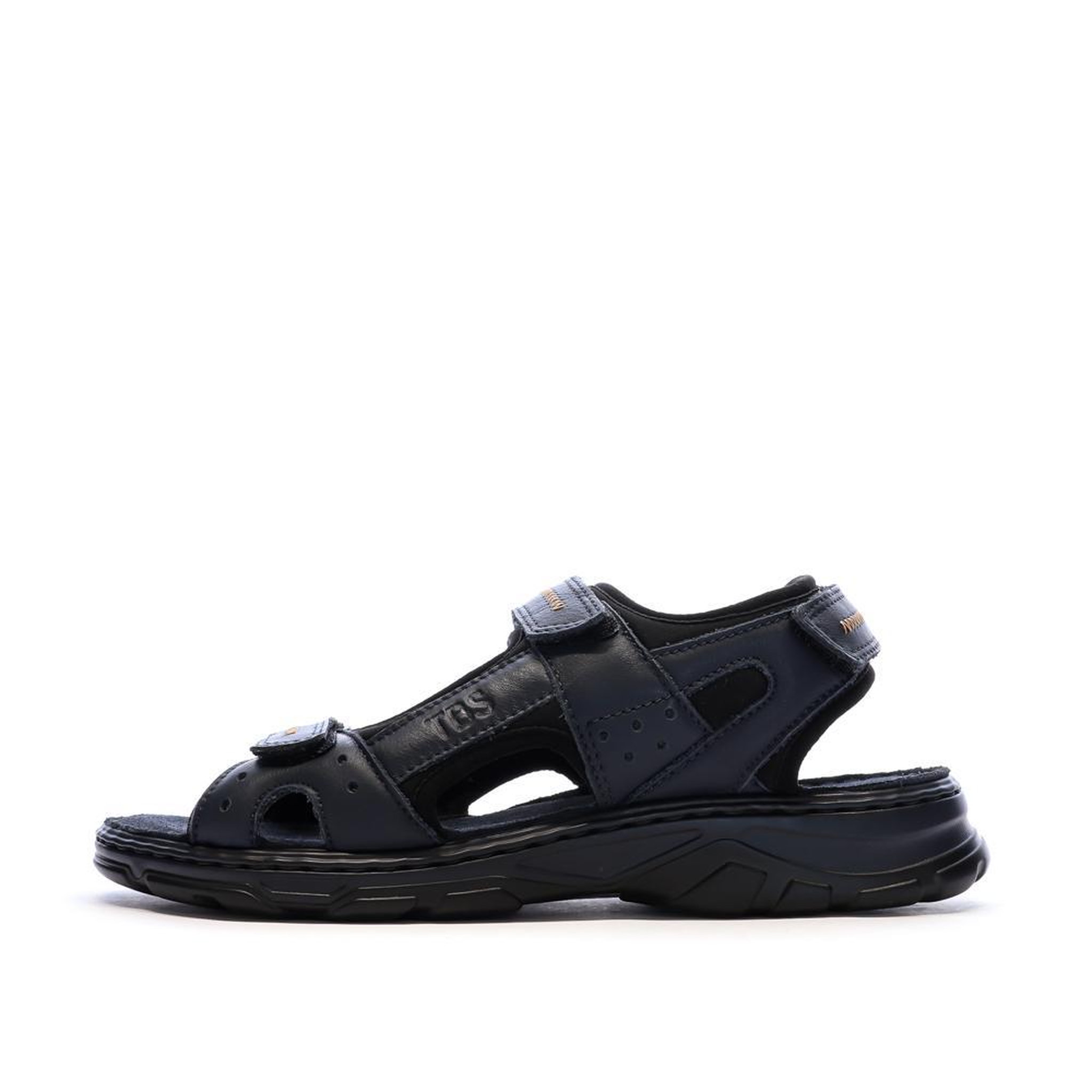 TBS Sandales marine homme tbs johalin. Coloris disponibles : Bleu
