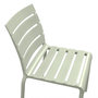 Voir la diapositive 6 : OUTSUNNY Lot de 4 chaises de jardin empilables avec assise et dossier à lattes vert